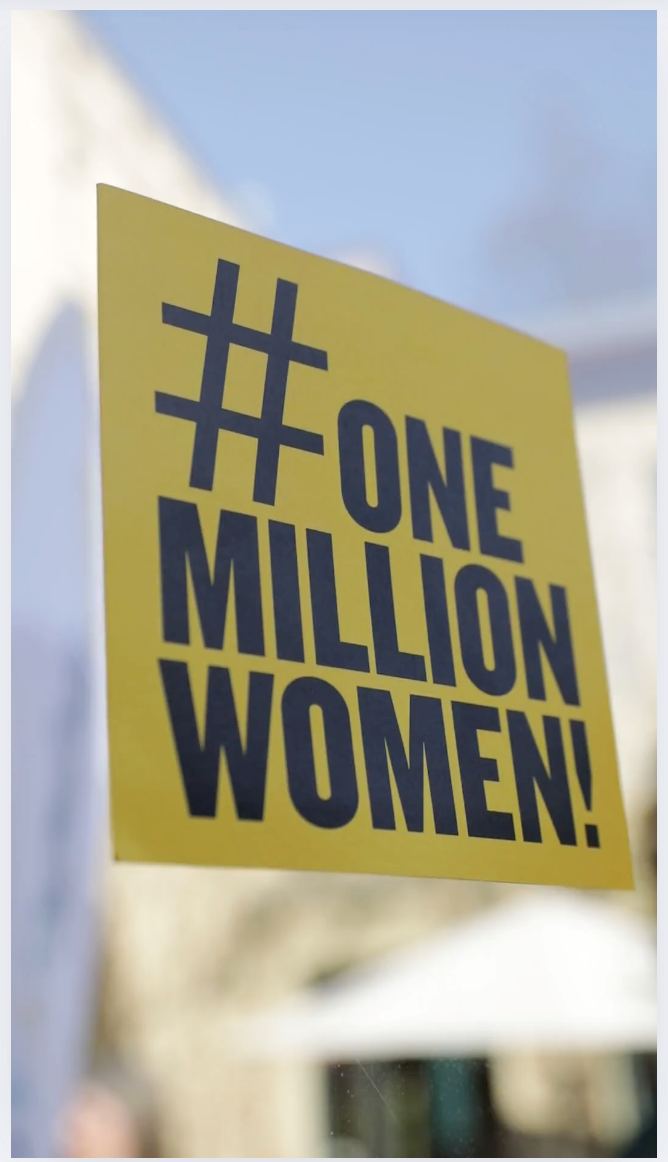 #OneMillionWomen Logo